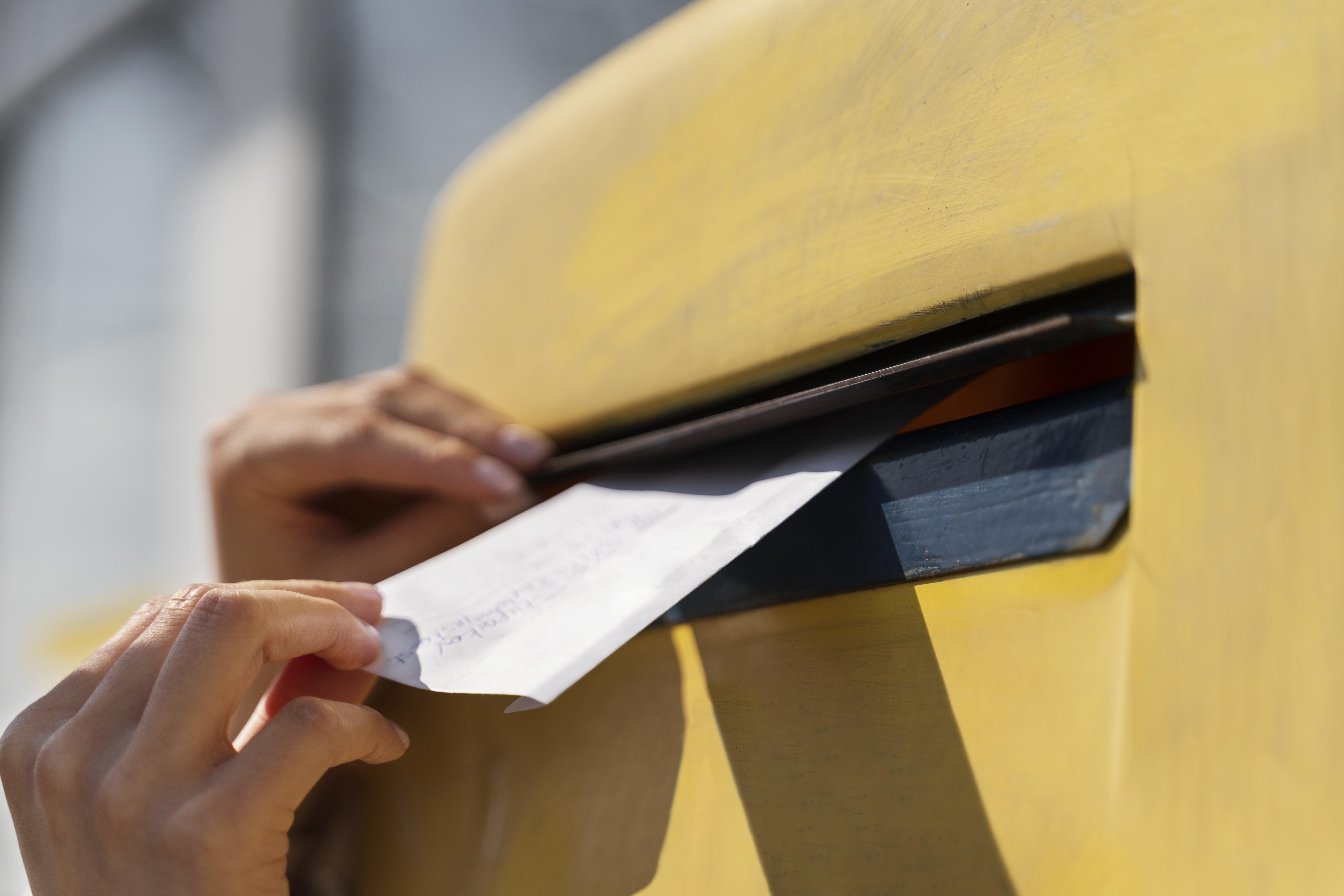 close-up-woman-mailbox-with-envelope